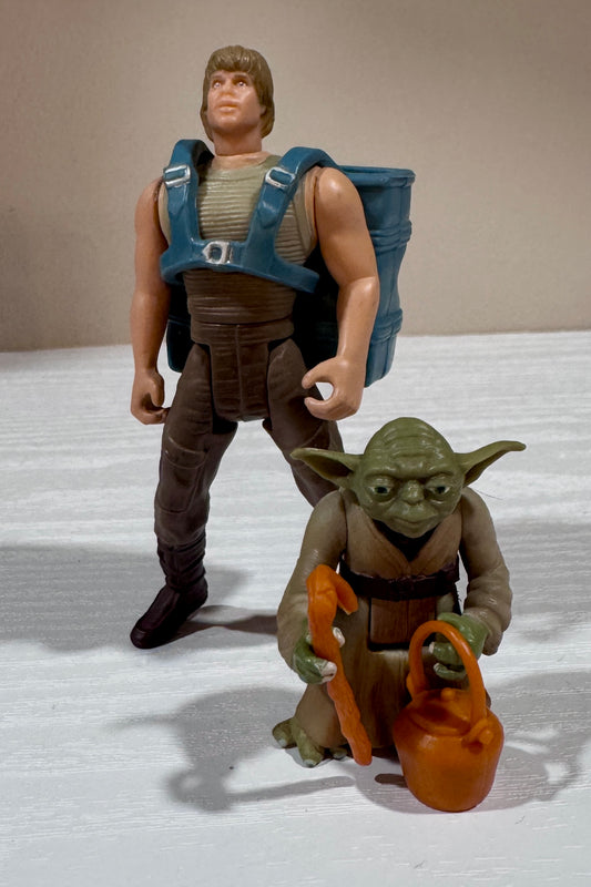 Star Wars Daagobah Luke and Yoda